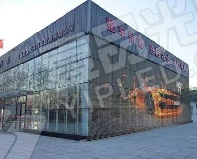 玻璃幕墻LED顯示屏為汽車4S店帶來怎樣的效益？