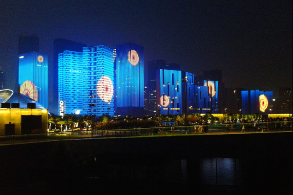中國“夜景”最撩人的城市，是用LED透明屏就能打造出來